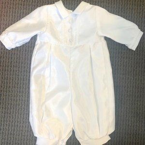 Baby boy Christening/Baptism one-piece, size 9M